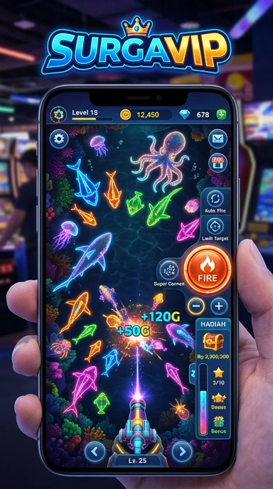 Cuplikan layar menu unduhan surgavip untuk perangkat Android